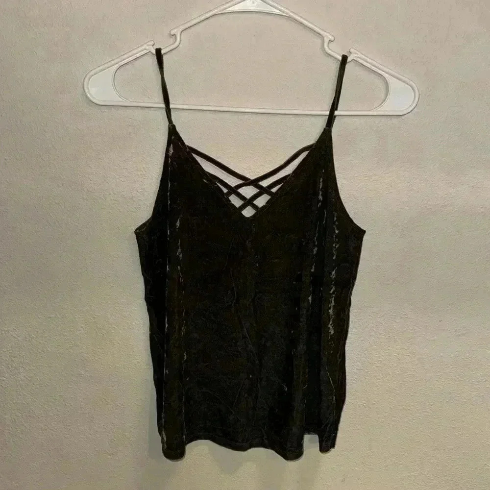 Velvet Boho Strappy Tank by American Eagle